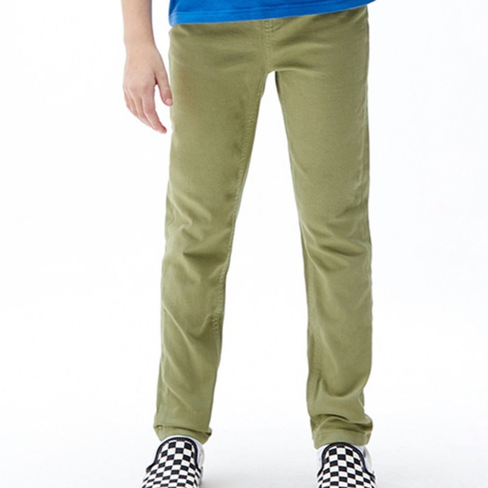 PacSun Kids Army Green Pull-On Skinny Jeans